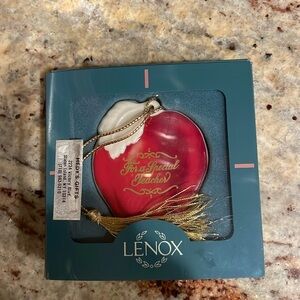Vintage Lenox For a Special Teacher apple  tree ornament